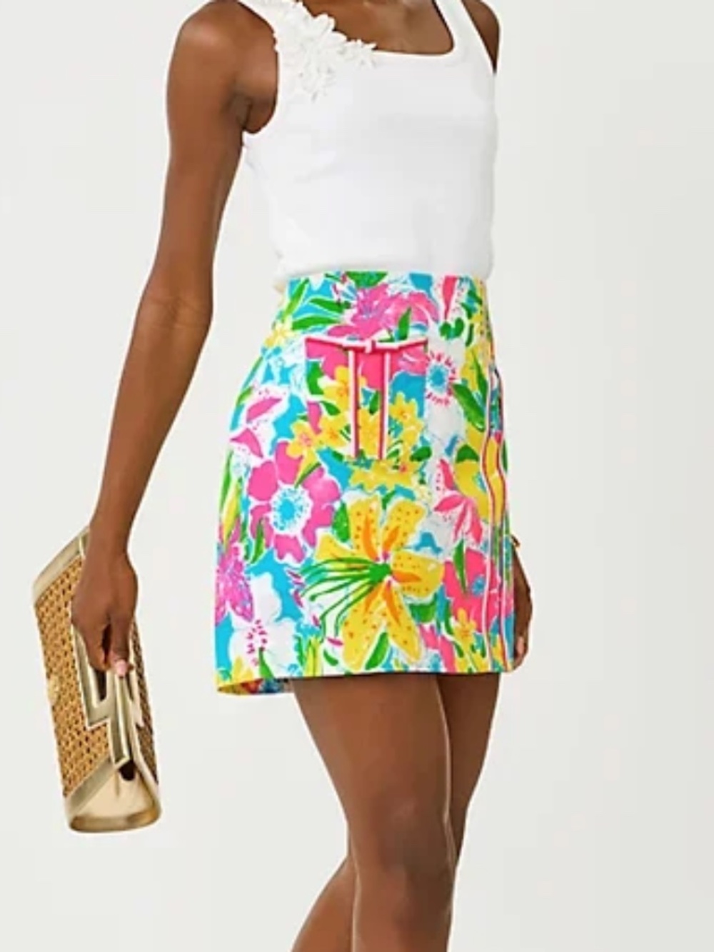 Lilly Pulitzer Kels Mini Skort Multi Lovely Lilly -  size 4 - NEW